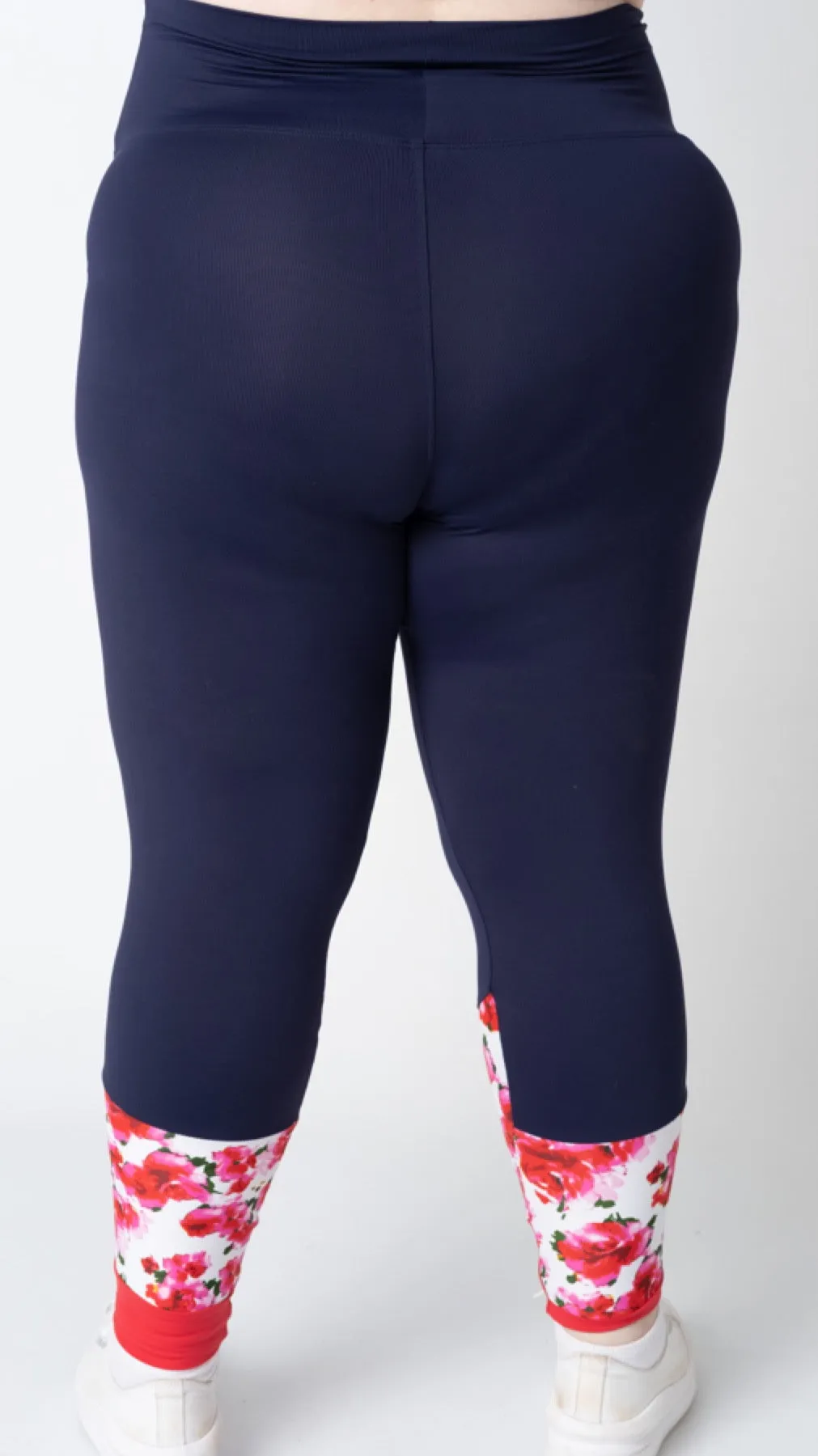 AR 2061 - PLUS PRINTED INSET LONG LEGGING
