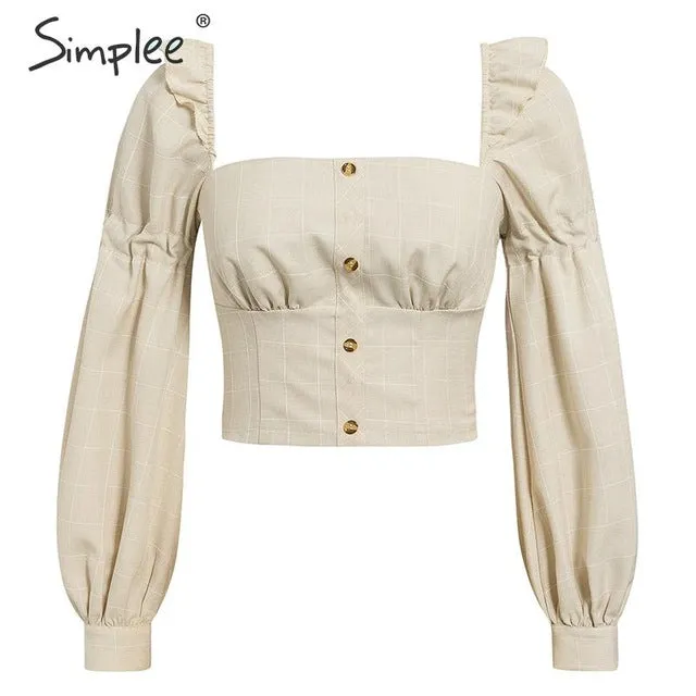 Ruffled off shoulder crop top